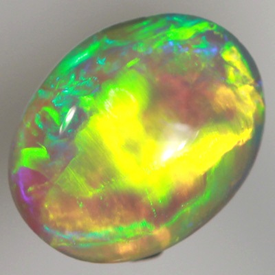 SOLID CRYSTAL OPAL Rolling flashes of neon fire